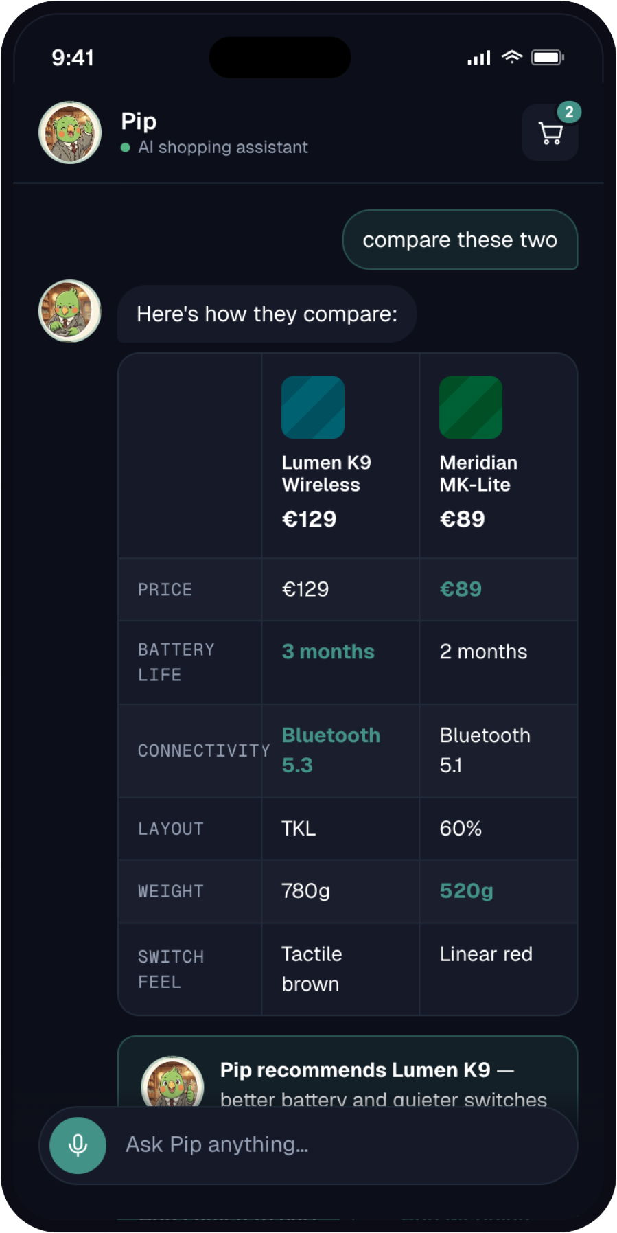 Compare Products