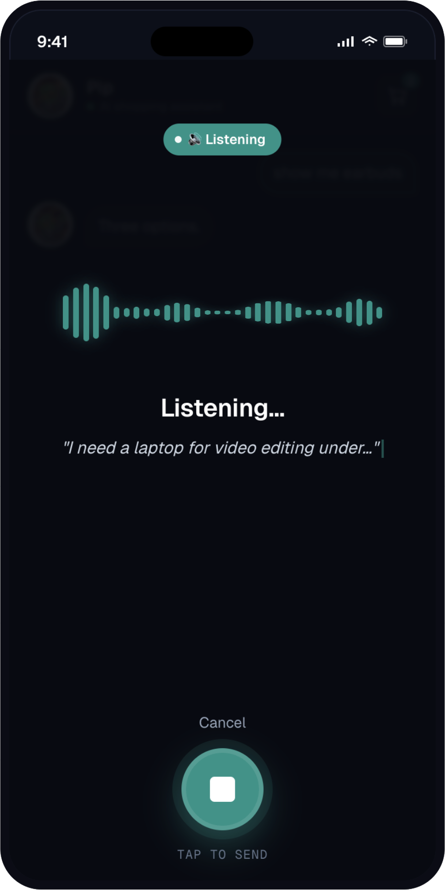 Voice Shopping